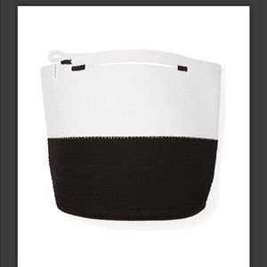 Mia melange foldable cotton basket